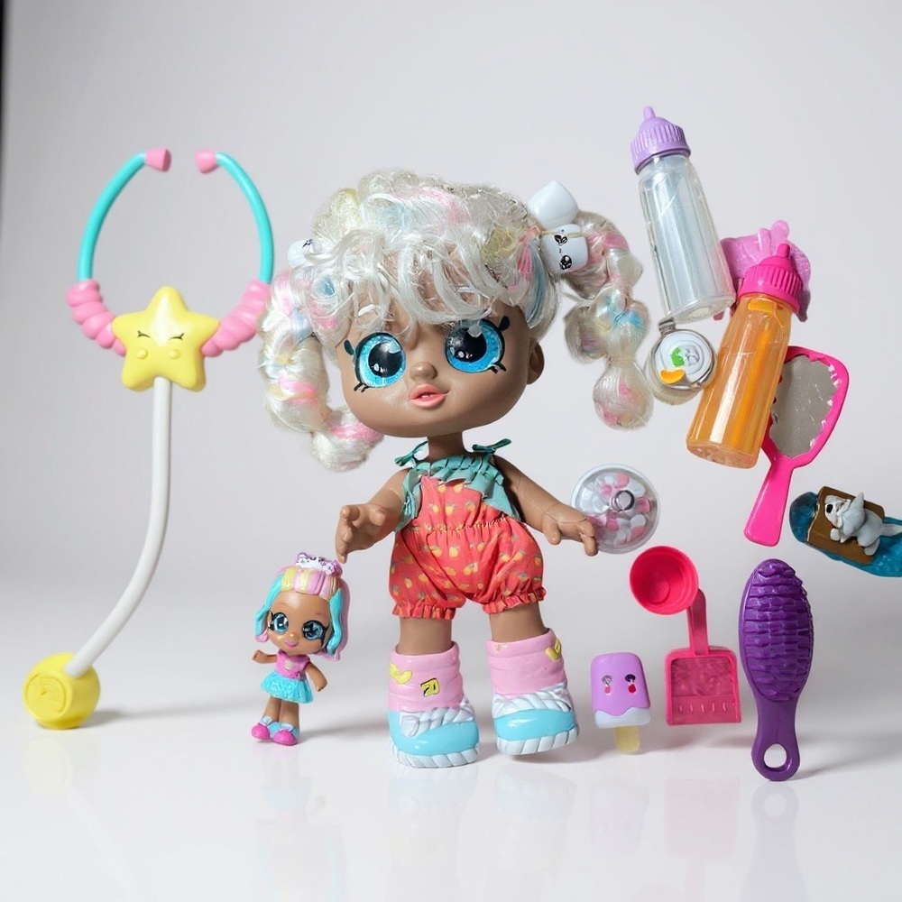 Kindi Doll Marsha Mellow With Mini Kindi doll Pearlina and Accessories